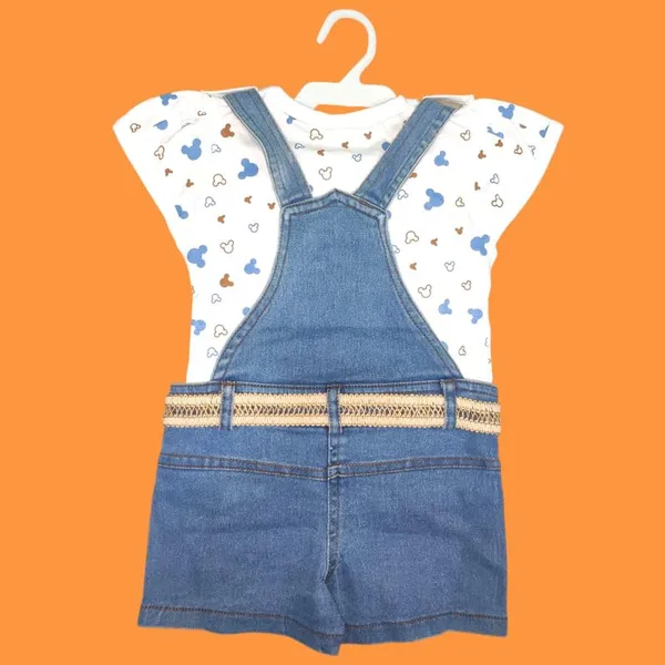 Baby_Girls_Denim_Dungaree_With_Printed_Top_Set