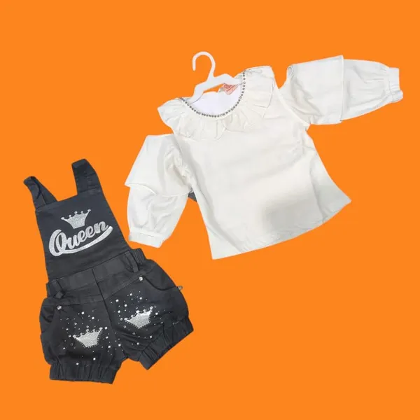 Baby_Girl_Denim_Dungaree_With_Top