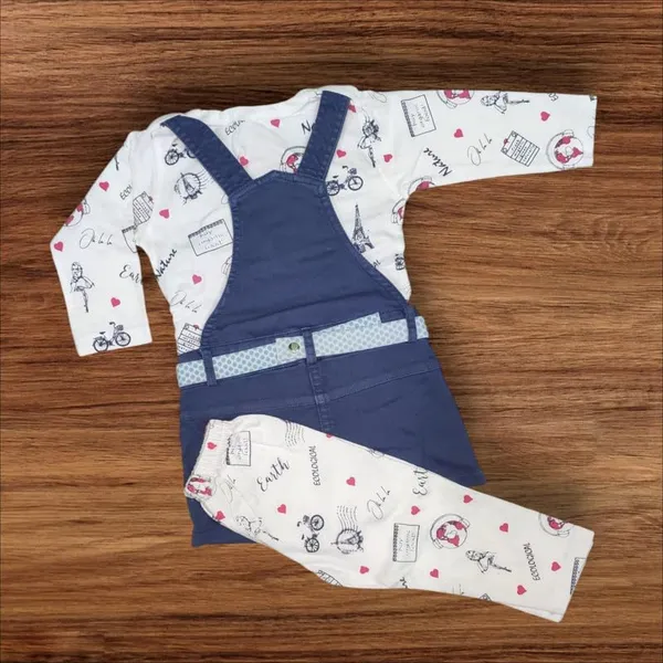 Denim_Dungaree_Set_With_Top_And_Leggings_For_Baby_Girls