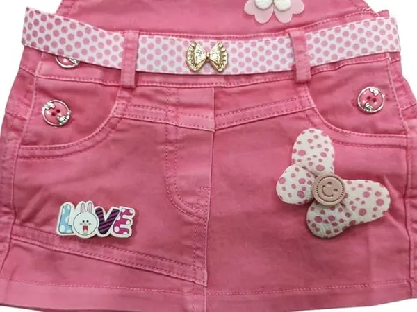 Denim_Dungaree_Set_With_Top_And_Leggings_For_Baby_Girls