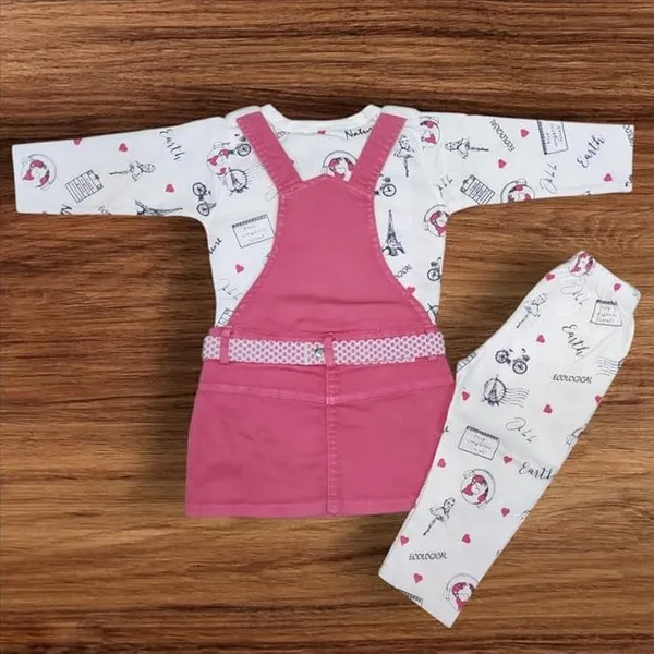 Denim_Dungaree_Set_With_Top_And_Leggings_For_Baby_Girls