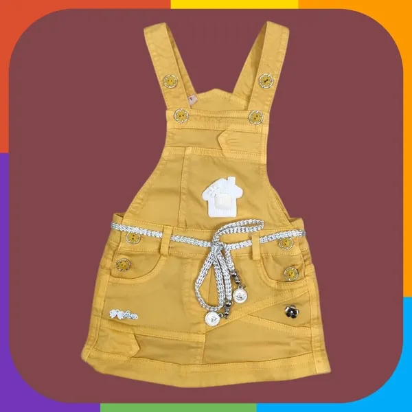 Denim_Dungaree_Set_With_Printed_Top_And_Leggings_For_Baby_Girls