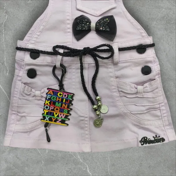 Denim_Dungaree_Set_With_Top_And_Leggings_For_Baby_Girls