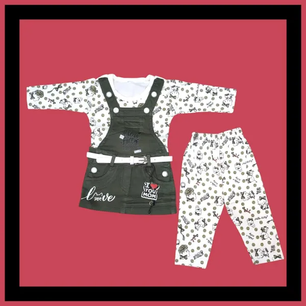 Denim_Dungaree_Set_With_Top_And_Leggings_For_Baby_Girls