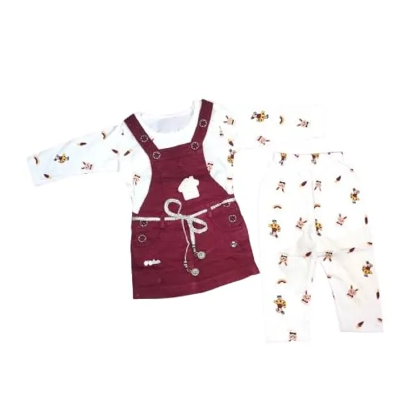 Denim_Dungaree_Set_With_Top_And_Leggings_For_Baby_Girls