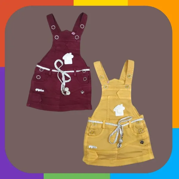 Denim_Dungaree_Set_With_Top_And_Leggings_For_Baby_Girls