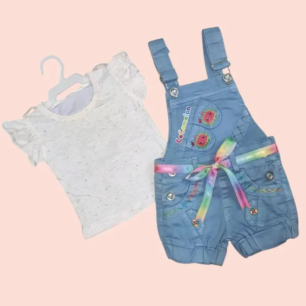 Baby_Girls_Denim_Dungaree_Set_With_Top