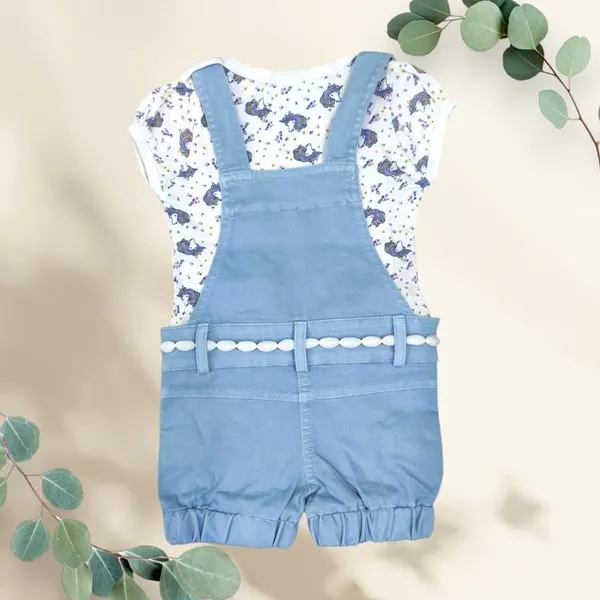 Baby_Girls_Denim_Dungaree_Set_With_Cotton_T_Shirt