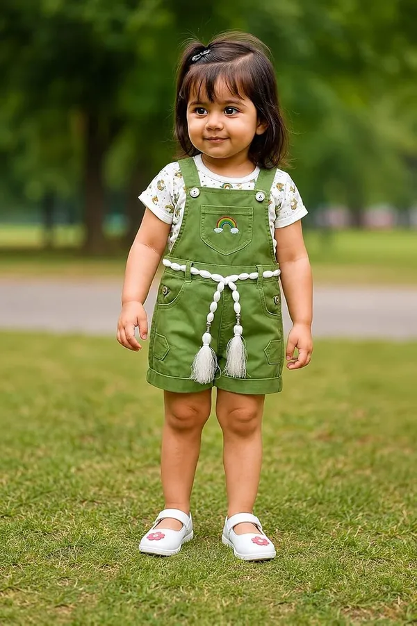 Baby_Girls_Denim_Dungaree_Set_With_Top