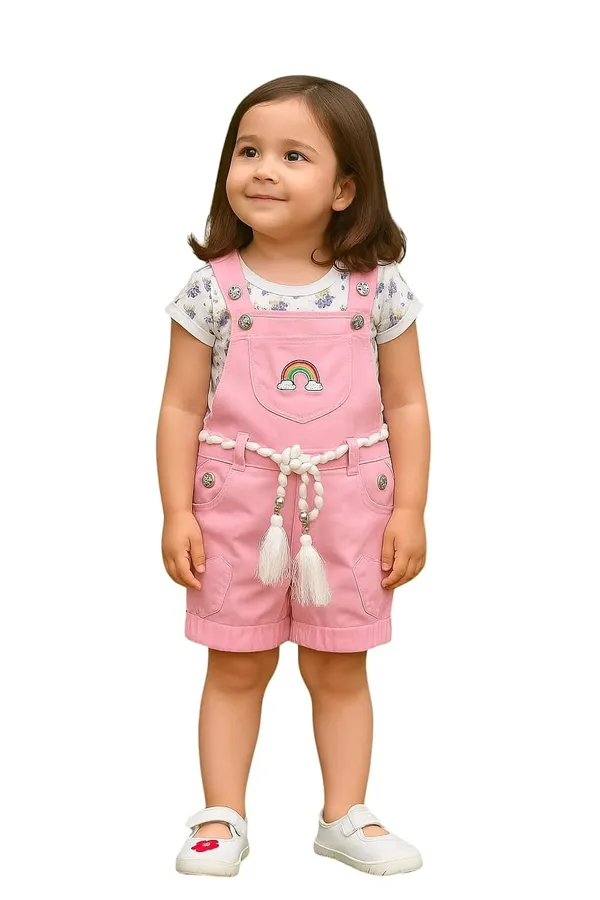 Baby_Girls_Denim_Dungaree_Set_With_Top