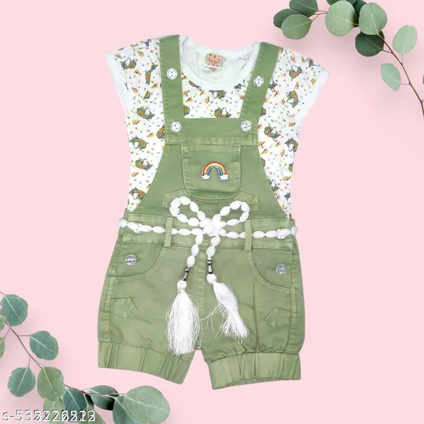 Baby_Girls_Denim_Dungaree_Set_With_Top