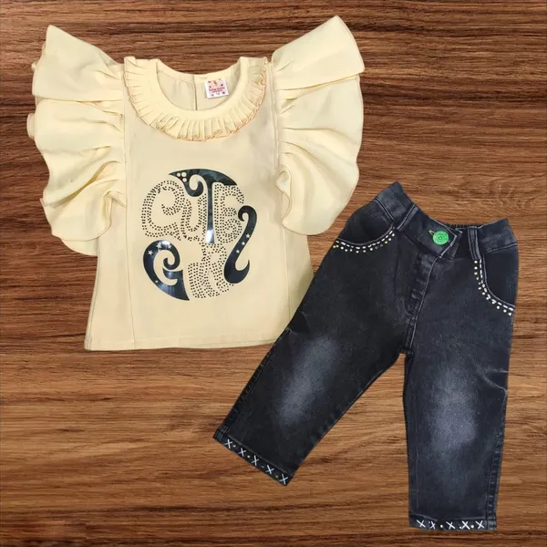 Girls_Denim_Capri_And_Top_Set