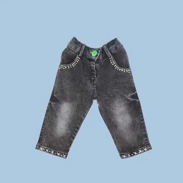 Girls_Denim_Capri_With_Top_Set