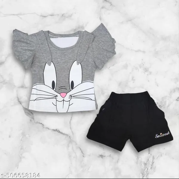 Girl_S_Kitten_Printed_Top_Denim_Pant_Set