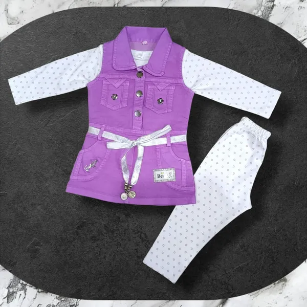 Baby_Girls_Cotton_Top_And_Denim_Dungaree_Set