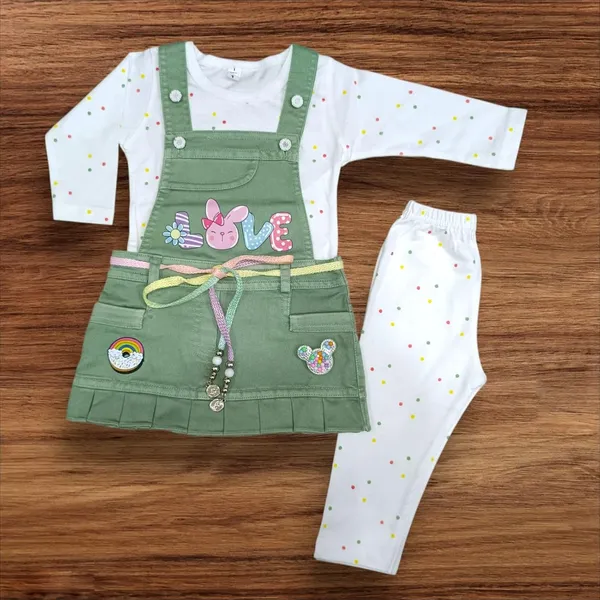 Baby_Girls_Cotton_Top_And_Denim_Dungaree_Set