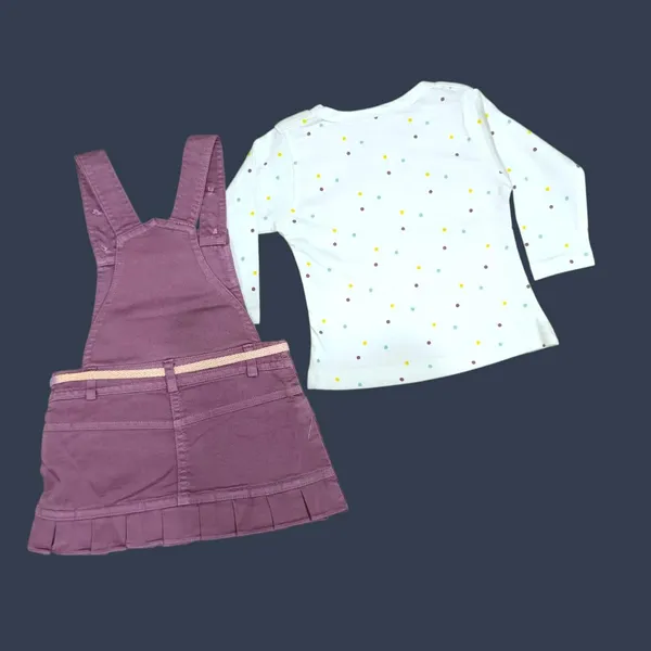 Baby_Girls_Cotton_Top_And_Denim_Dungaree_Set