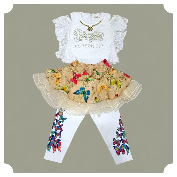 Girls_Skirt_Set_With_Leggings