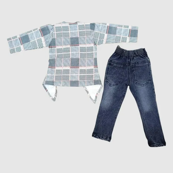 Girls_Denim_Jacket_And_Pants_Set_With_Top