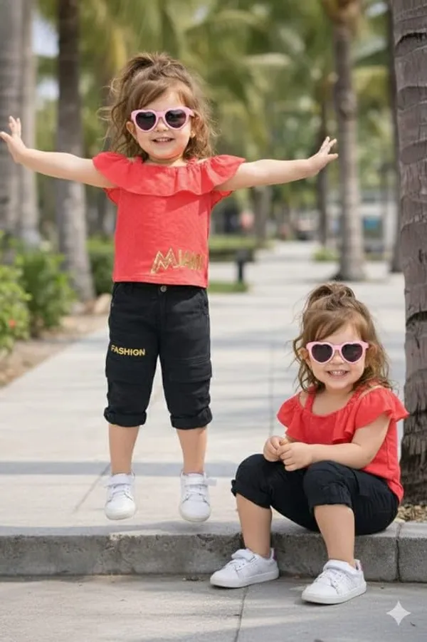 Girls_Viscose_Top_And_Denim_Jeans_Set