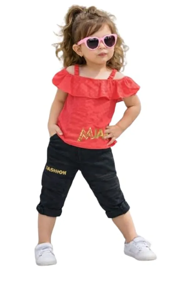 Girls_Viscose_Top_And_Denim_Jeans_Set
