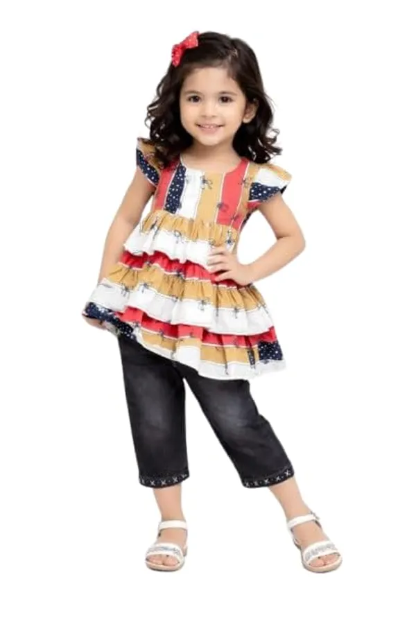 Baby_Girls_Cotton_Blend_Top_Denim_Capri_Set