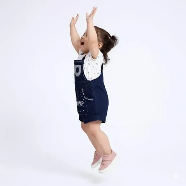 Baby_Girl_Denim_Dungaree_Set_With_Hosiery_Top