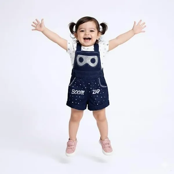 Baby_Girl_Denim_Dungaree_Set_With_Hosiery_Top
