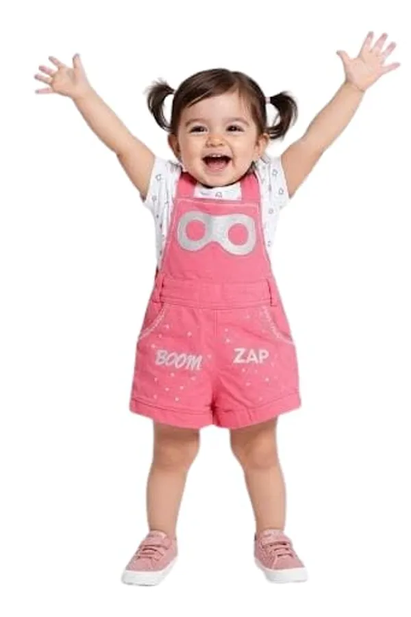 Baby_Girl_Denim_Dungaree_Set_With_Hosiery_Top