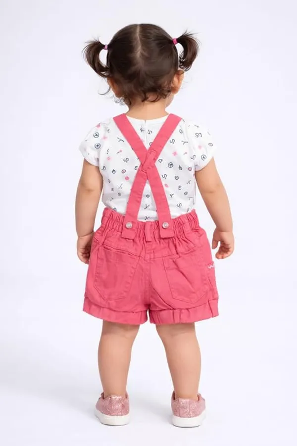 Baby_Girl_Denim_Dungaree_Set_With_Hosiery_Top