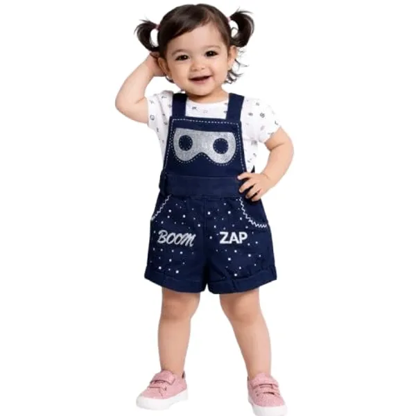 Baby_Girl_Denim_Dungaree_Set_With_Hosiery_Top