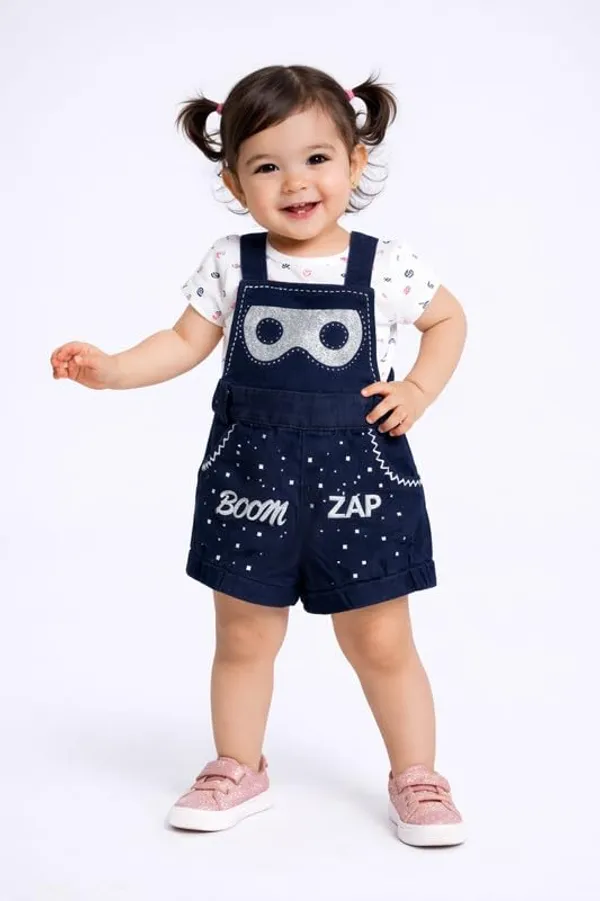Baby_Girl_Denim_Dungaree_Set_With_Hosiery_Top