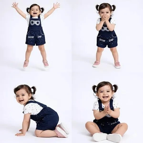 Baby_Girl_Denim_Dungaree_Set_With_Hosiery_Top