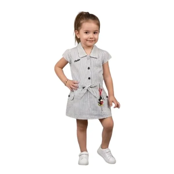 Girls_Cotton_Shirt_Dress_With_Belt