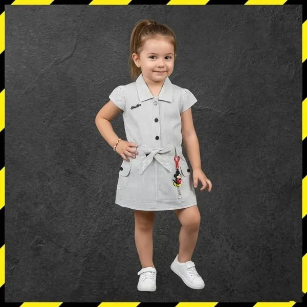 Girls_Cotton_Shirt_Dress_With_Belt