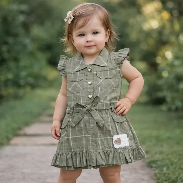 Girls_Cotton_Shirt_Dress_With_Belt