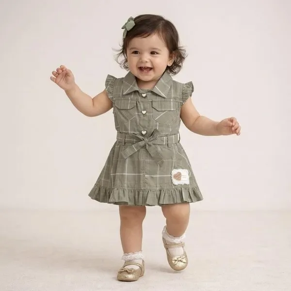 Girls_Cotton_Shirt_Dress_With_Belt