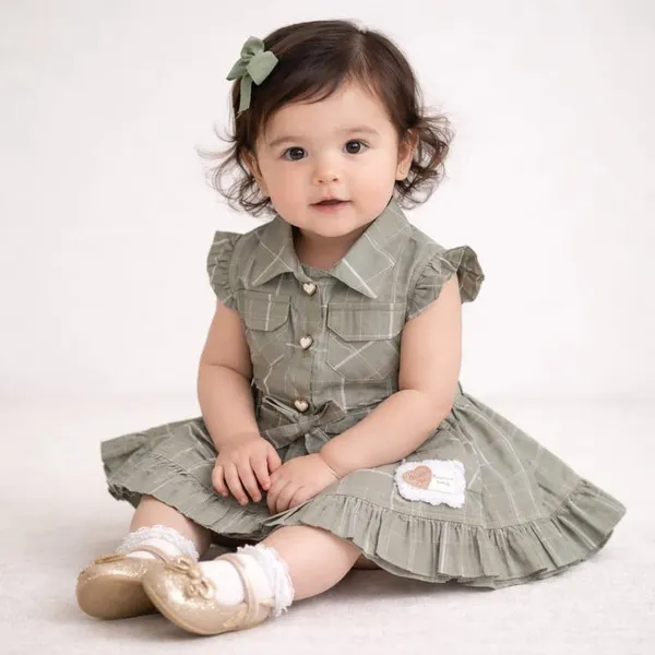 Girls_Cotton_Shirt_Dress_With_Belt