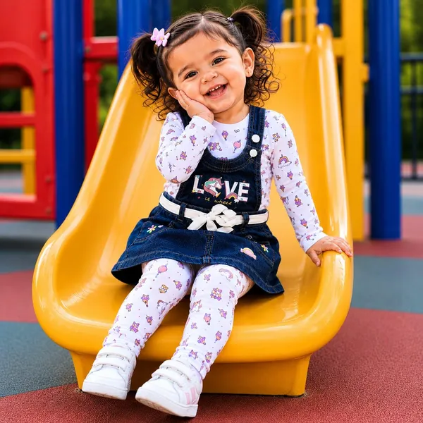Denim_Dungaree_Skirt_With_Top_And_Pant_Set_For_Baby_Girls