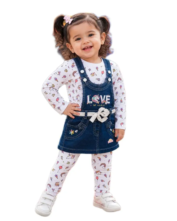 Denim_Dungaree_Skirt_With_Top_And_Pant_Set_For_Baby_Girls