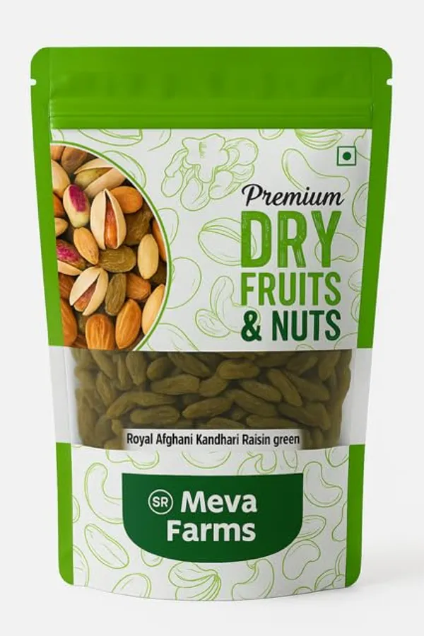 Premium_Afghani_Kandhari_Kishmish_(Green_Raisins)_250g_,_Naturally_Sweet_&_Seedless_,_Rich_in_Iron_&_Antioxidants_,_Healthy_Snack_for_Digestion_&_Immunity_,_100%_Pure_&_Natural_,_Resealable_Pouch