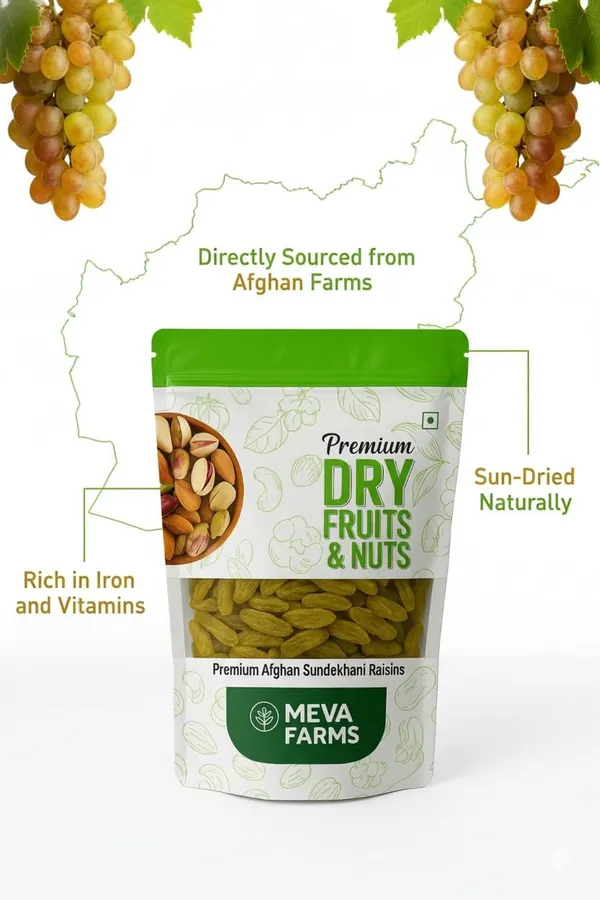 Premium_Afghani_Kandhari_Kishmish_(Green_Raisins)_250g_,_Naturally_Sweet_&_Seedless_,_Rich_in_Iron_&_Antioxidants_,_Healthy_Snack_for_Digestion_&_Immunity_,_100%_Pure_&_Natural_,_Resealable_Pouch