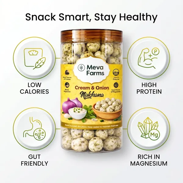 Meva_Farms_Cream_Onion_Flavored_Makhana_70g_Crunchy_Roasted_Fox_Nuts_Light_Healthy_Snack_Rich_In_Protein_Low_Calories