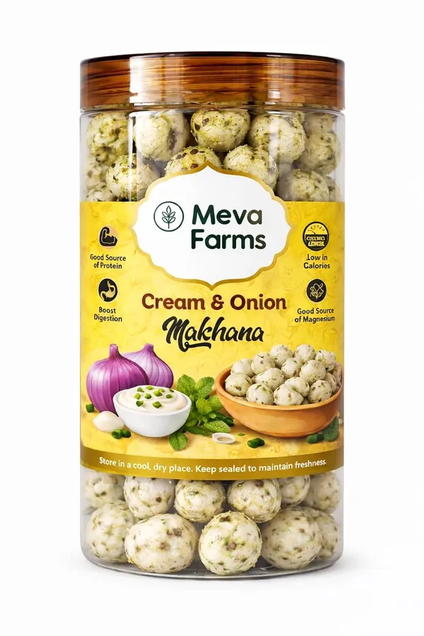 Meva_Farms_Cream_Onion_Flavored_Makhana_70g_Crunchy_Roasted_Fox_Nuts_Light_Healthy_Snack_Rich_In_Protein_Low_Calories