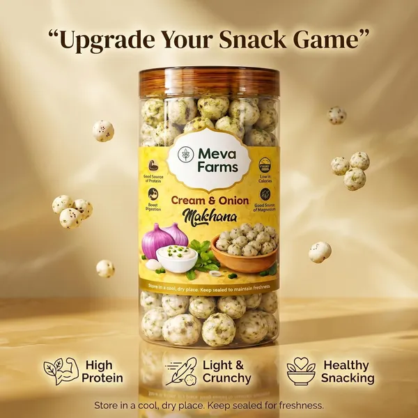 Meva_Farms_Cream_Onion_Flavored_Makhana_70g_Crunchy_Roasted_Fox_Nuts_Light_Healthy_Snack_Rich_In_Protein_Low_Calories