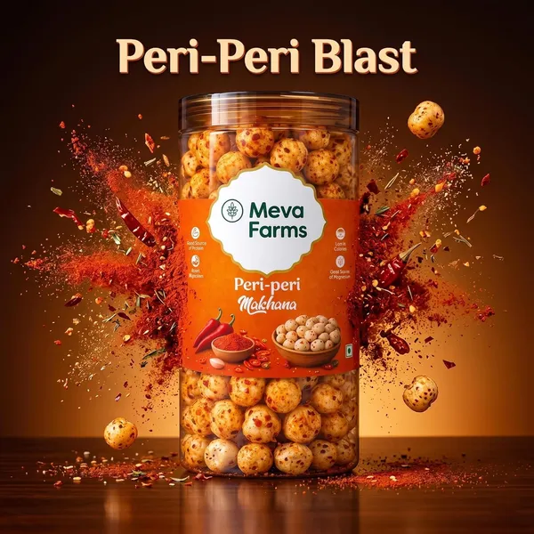 Meva_Farms_Cheesy_Delight_Roasted_Makhana_70g_&_Peri_Peri_Roasted_Makhana_70g_(140g)_|_Combo_Pack_|_Healthy_Snack_|_High_Protein,_Low_Calorie_|_Gluten_Free_|_Roasted_Lotus_Seeds_|_No_Palm_Oil