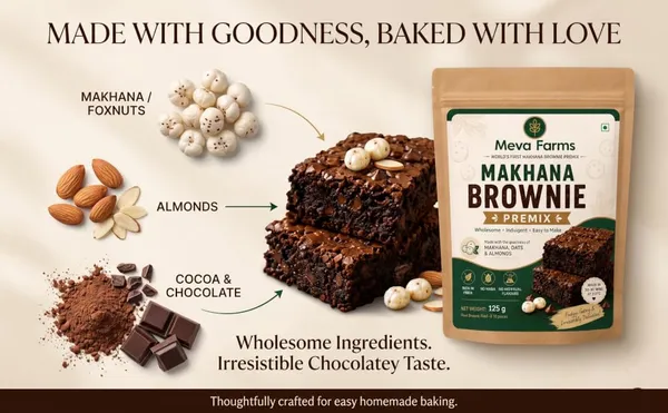 Meva_Farms_Makhana_Brownie_Premix_125g_Chocolate_Brownie_Baking_Mix_Made_With_Makhana_Powder_Oats_Flour_Almond_Flour_Easy_Homemade_Brownies_Quick_Baking_Premix