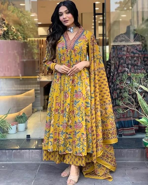 Anarkali_Kurti_Pallazo_Dupatta_Set