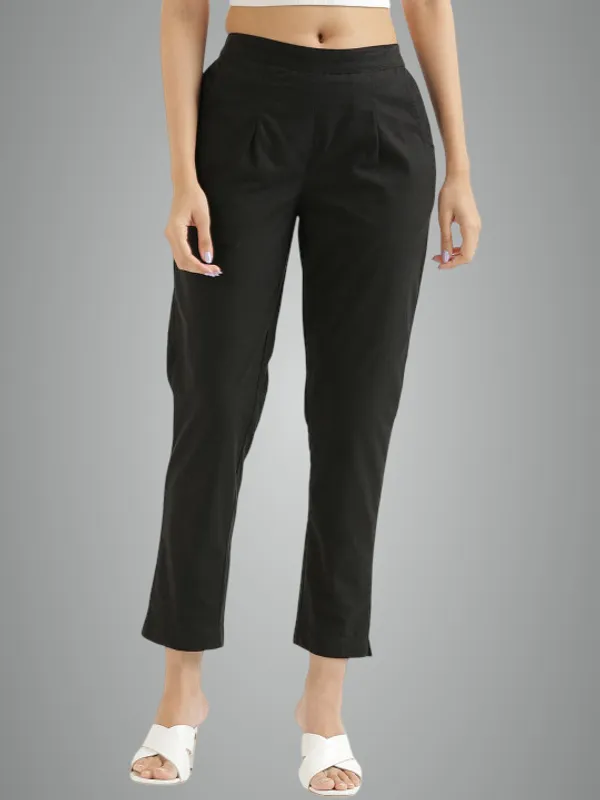 Black_Mid-Rise_Cotton_Trousers_For_Women