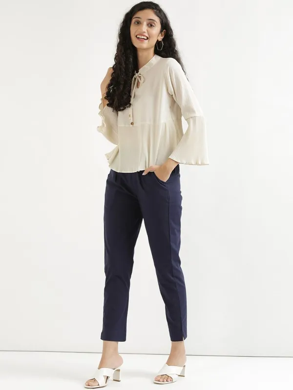 Navy_Blue_Mid-Rise_Cotton_Trousers_For_Women